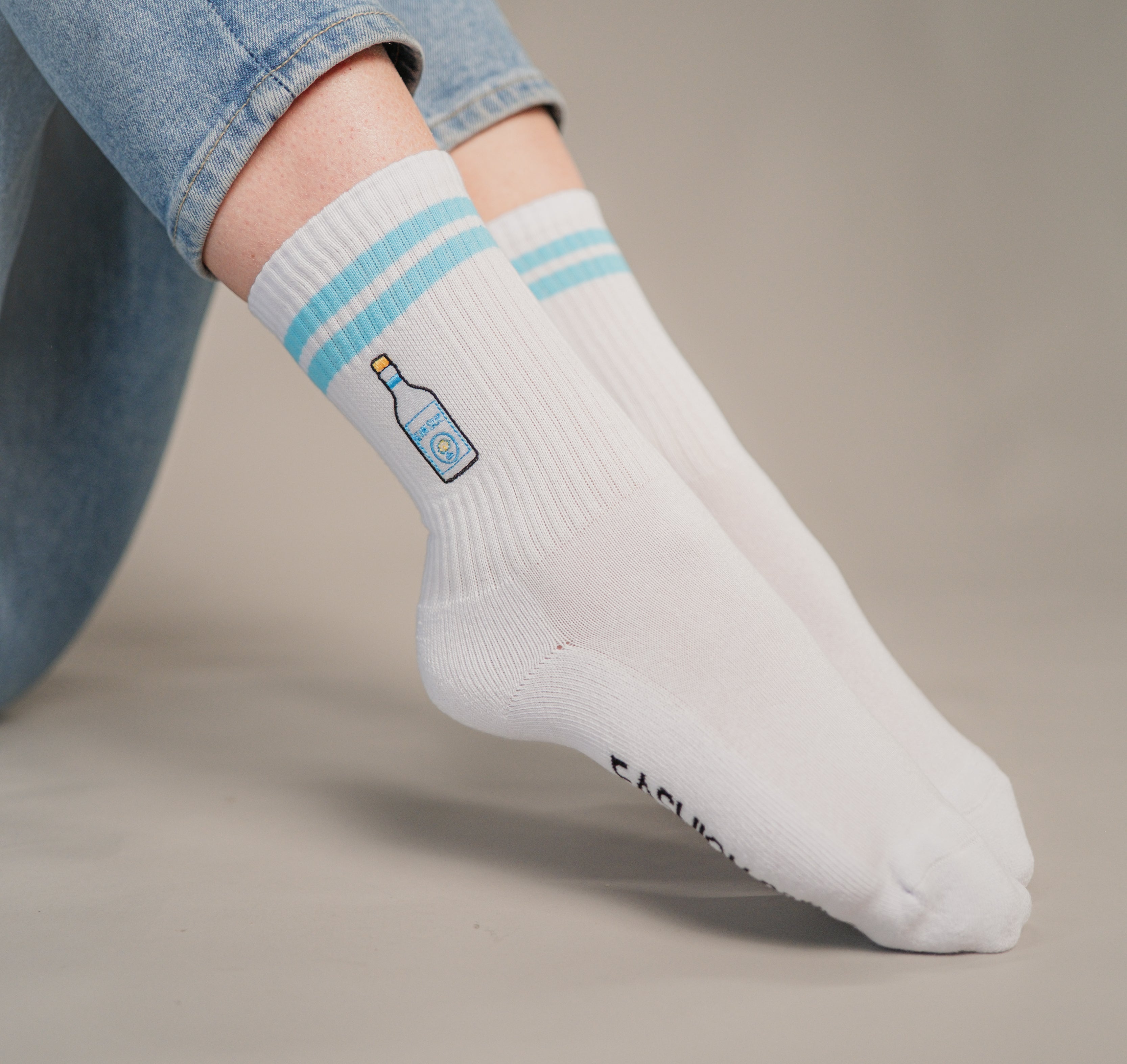 GIN SUL | Bestickte Bio Baumwoll Socken
