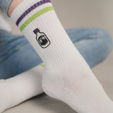 Kleiner Feigling | Bestickte Bio Baumwoll Socken