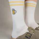 chope à mesurer | chaussettes brodées en coton bio