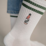 Underberg | Chaussettes brodées en coton bio