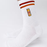 Voelkel Ingwer Shot | Bestickte Bio Baumwoll Socken