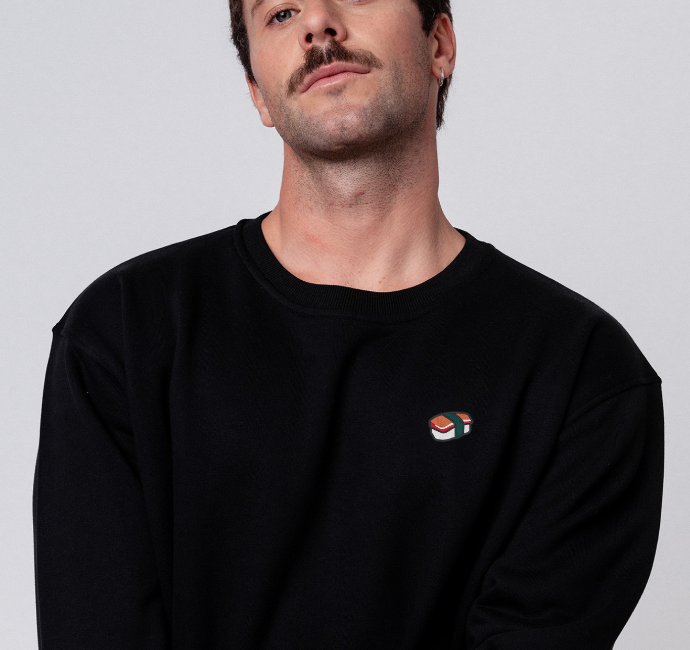 Sushi Nigiri | Besticker Bio Baumwoll Unisex Pullover