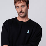 GIN SUL | Bestickter Bio-Baumwoll Unisex Pullover