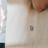 Hipster café | Sac de transport en coton bio brodé