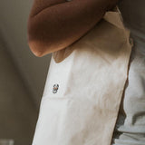 Hipster café | Sac de transport en coton bio brodé