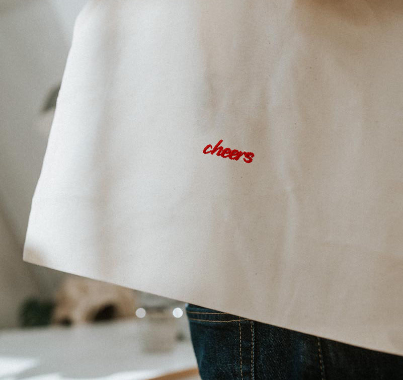 Cheers Collection | Sac en coton bio brodé