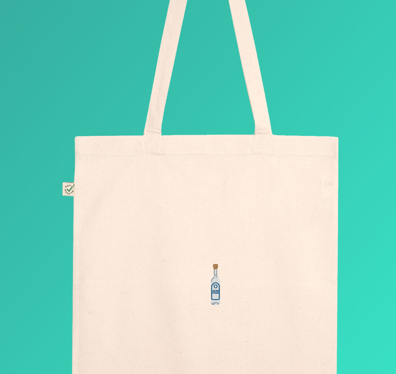 Ouzo | Sac en coton bio brodé