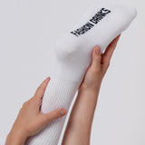 Verre de vin rouge | Chaussettes brodées en coton bio