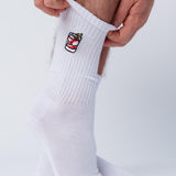 Negroni | Chaussettes brodées en coton bio