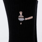 Porte-filtre & Tamper | Chaussettes brodées en coton bio
