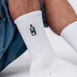 Air | Chaussettes brodées en coton bio
