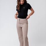 Duo de vin | T-shirt brodé en coton bio pour femmes
