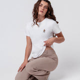 Duo de vin | T-shirt brodé en coton bio pour femmes