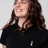 Mangaroca Batida de Côco | T-shirt brodé en coton bio pour femme