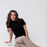Aperitivo | T-shirt brodé en coton bio pour femmes