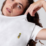 Tequila Shot | T-shirt brodé en coton bio pour femmes