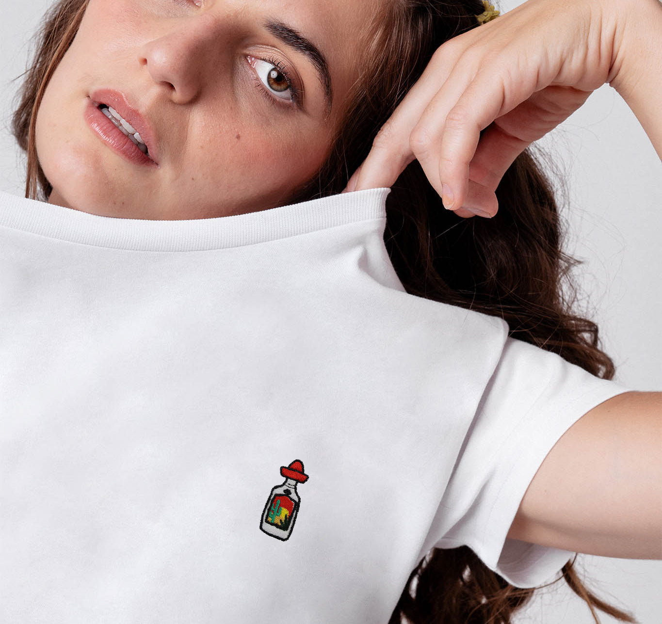 Sierra Tequila | T-shirt brodé en coton bio pour femme