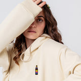 Cola Mix | Sweat à capuche en coton bio brodé pour femme