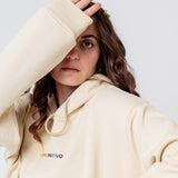 Aperitivo | Sweat à capuche en coton bio brodé pour femme