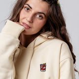 Negroni | Sweat à capuche en coton bio brodé pour femme