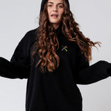 Sabre de Champagne | Sweat à capuche en coton bio brodé pour femme