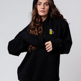 chope | Sweat à capuche en coton bio brodé pour femme