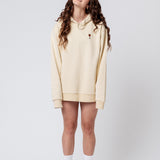 Spritz | Sweat à capuche en coton bio brodé pour femme