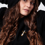 Mate | Sweat à capuche en coton bio brodé pour femme