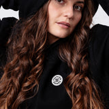 Fashion Drinks | Sweat à capuche en coton bio brodé pour femmes