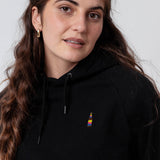 Cola Mix | Sweat à capuche en coton bio brodé pour femme
