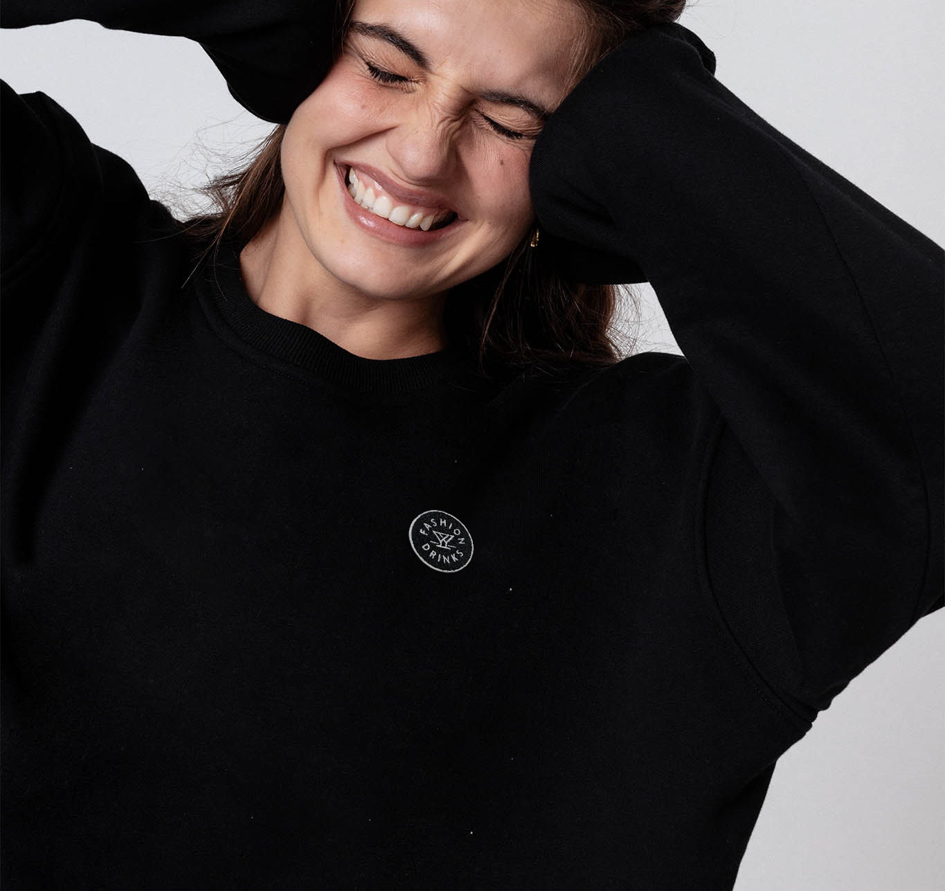 Fashion Drinks | Pull en coton bio brodé pour femme