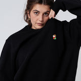 Mexicain | Pull en coton bio brodé pour femme