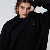 Spritz | Pull en coton bio brodé pour femme