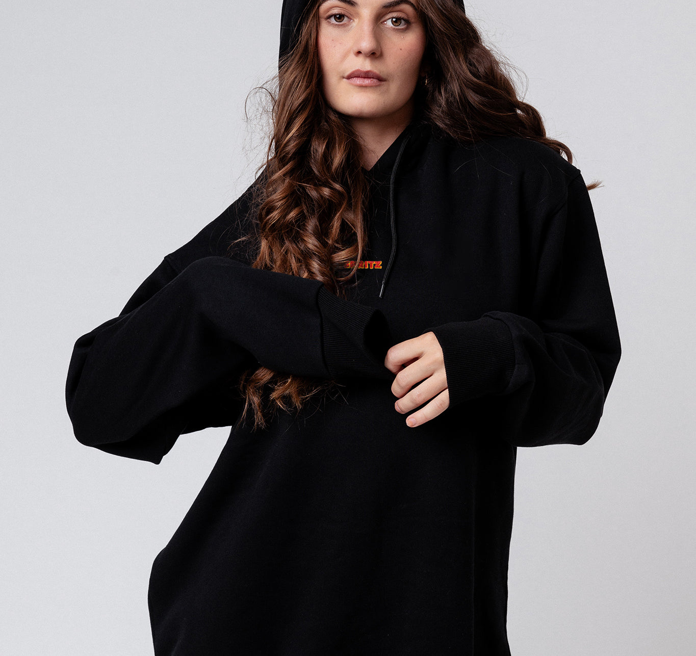 Spritz Signature | Sweat à capuche en coton bio brodé pour femme