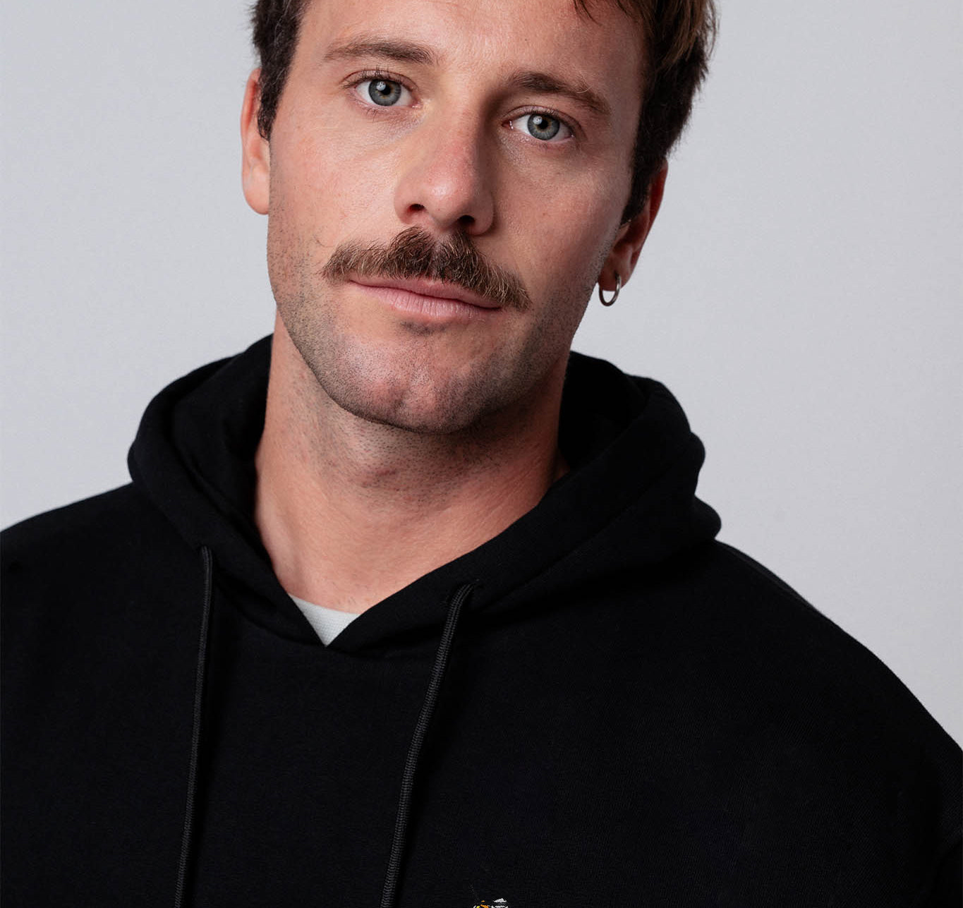 Spritz | Sweat à capuche en coton bio brodé pour homme