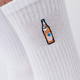 Mate | Chaussettes brodées en coton bio