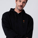 Spritz | Sweat à capuche en coton bio brodé pour homme