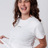 Aperitivo | T-shirt brodé en coton bio pour femmes