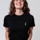 Vodka | T-shirt brodé en coton bio pour femme