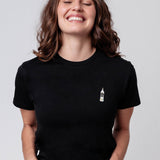 Mangaroca Batida de Côco | T-shirt brodé en coton bio pour femme