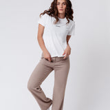 Skinny Bitch | T-shirt brodé en coton bio pour femme