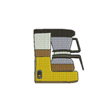 Cafetière filtre | T-shirt brodé en coton bio organique