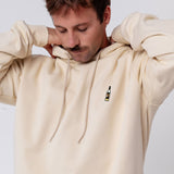 Kirschwasser | Bestickter Bio Baumwoll Unisex Hoodie