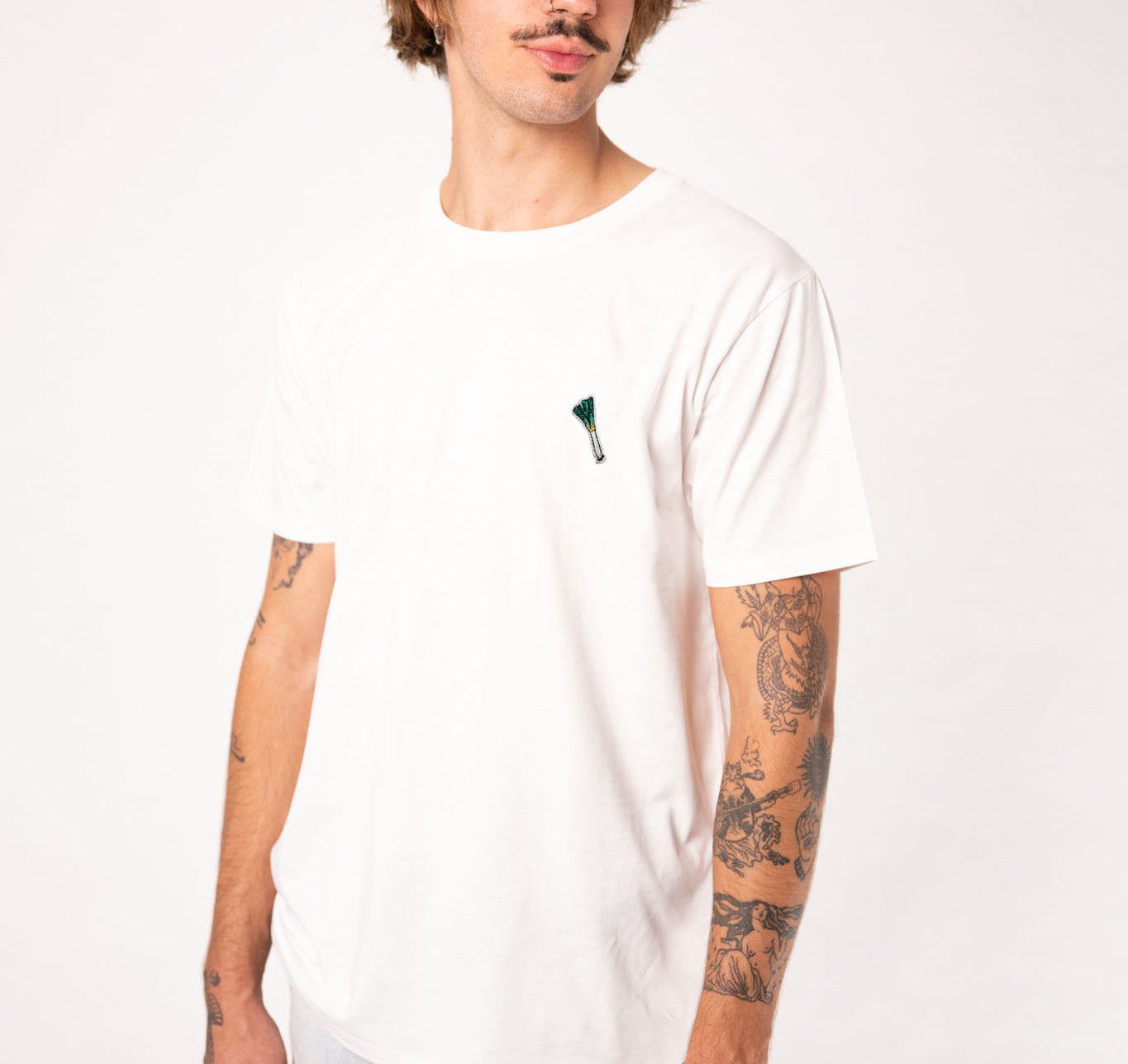 Lauch | Besticktes Bio Baumwoll Unisex T-Shirt