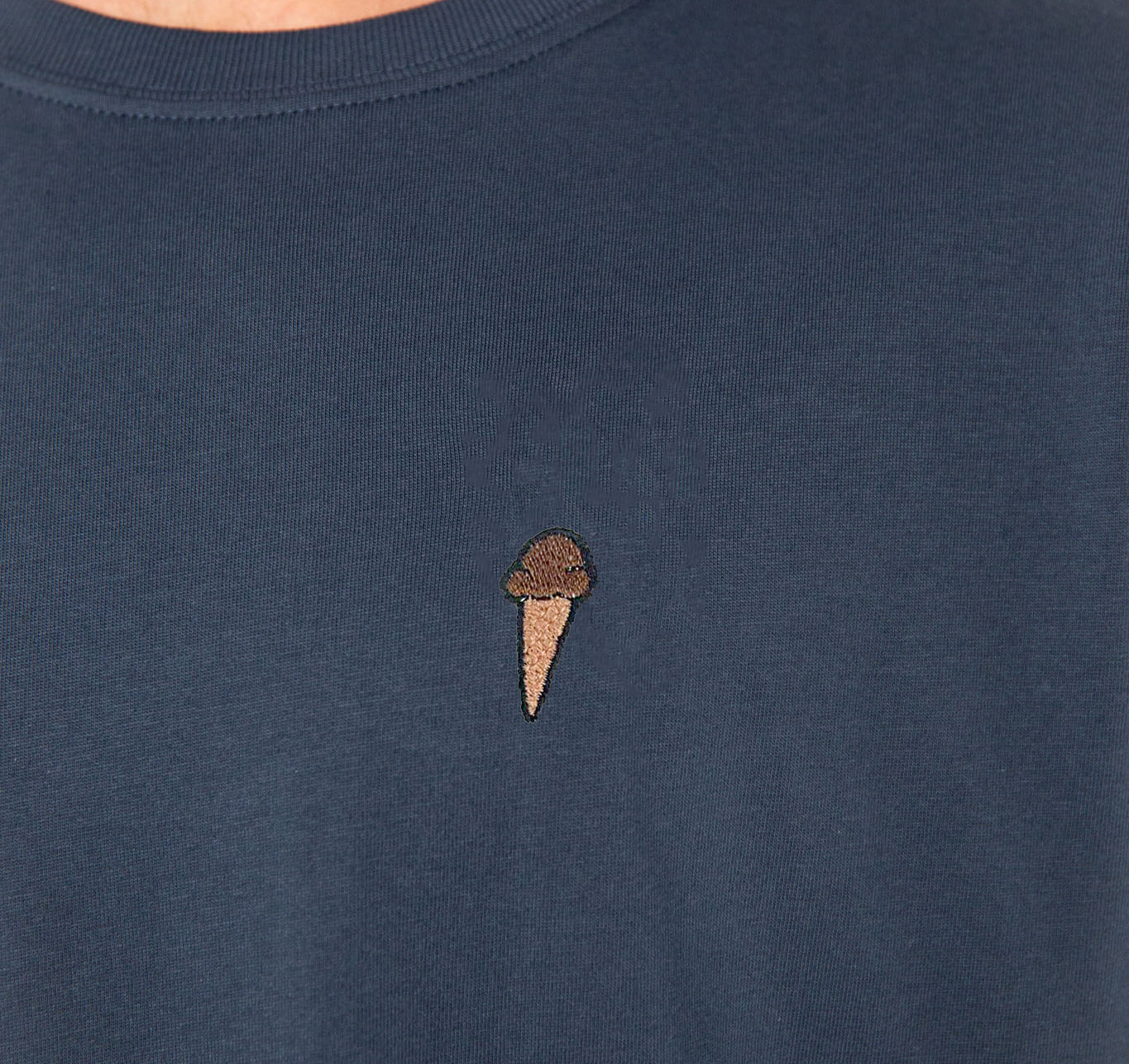 Eis  | Besticktes Bio Baumwoll Unisex T-Shirt