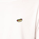 Hot Dog| Besticktes Bio Baumwoll Unisex T-Shirt