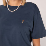 Eis  | Besticktes Bio Baumwoll Unisex T-Shirt