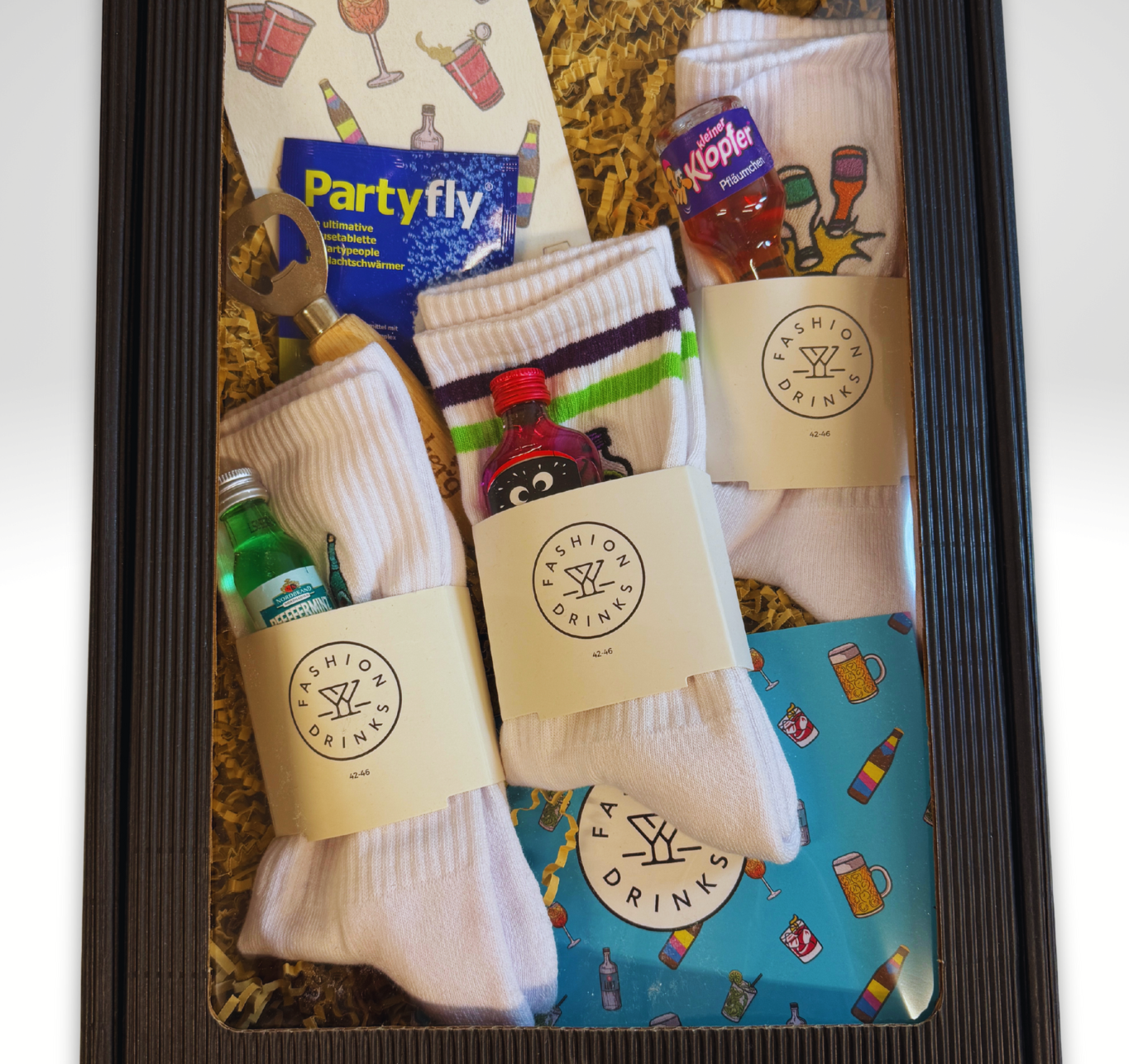 Die ultimative Fashion Drinks Party Geschenkbox in 3 Varianten (S, M, L)