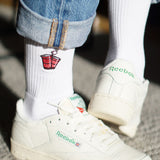 Beerpong | Chaussettes en coton bio brodées