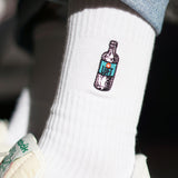 Air | Chaussettes brodées en coton bio